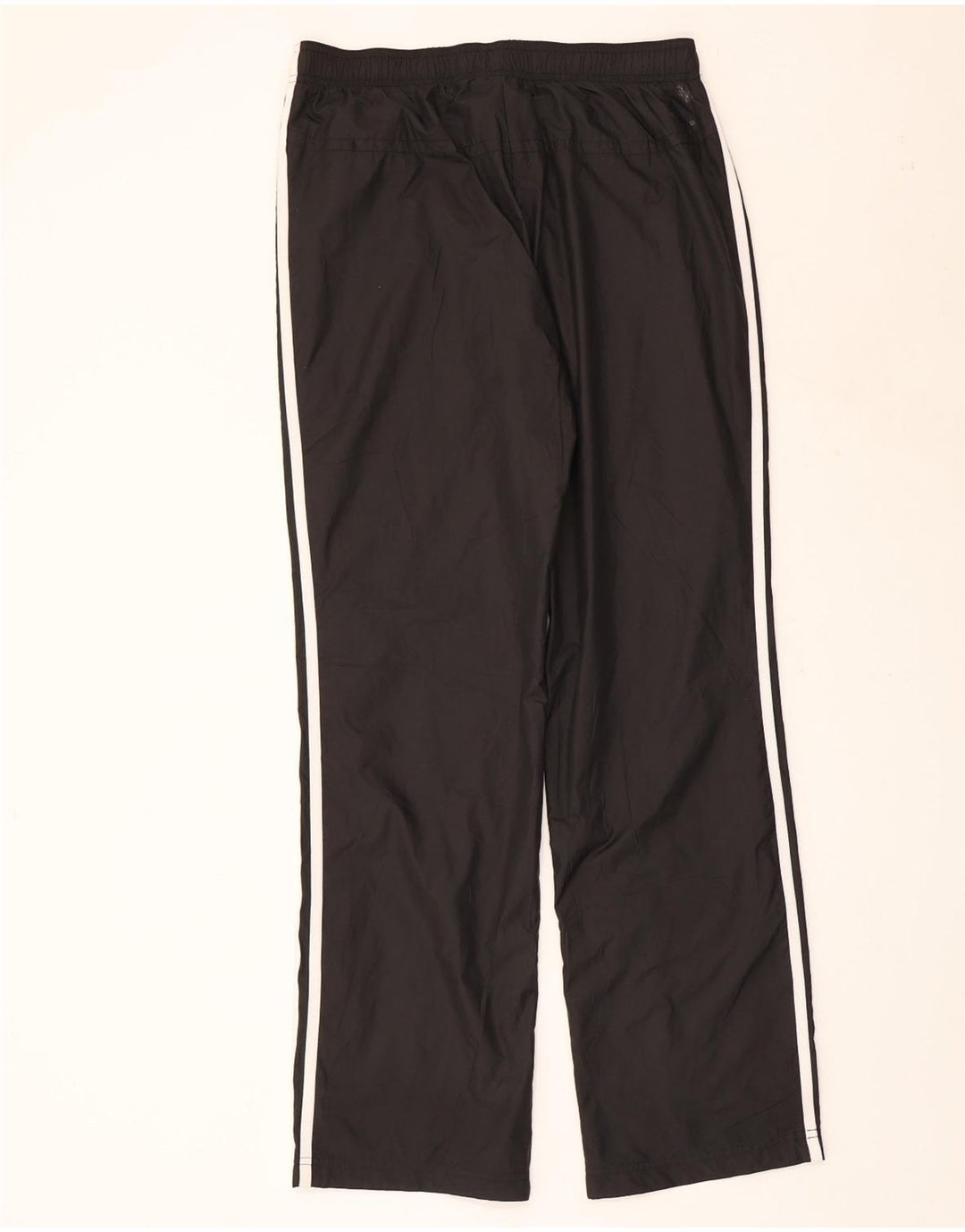 ADIDAS Womens Clima Proof Tracksuit Trousers UK 12 Medium Black Polyester