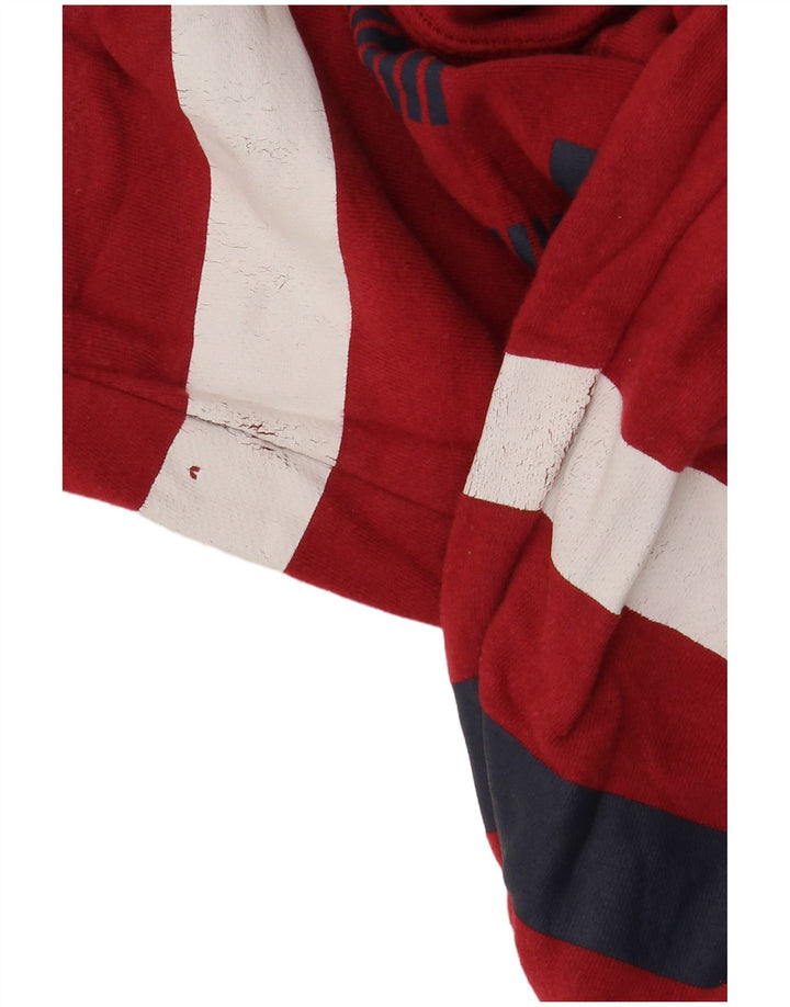 Pulover grafic Superdry pentru bărbați, bumbac color bloc, roșu mic