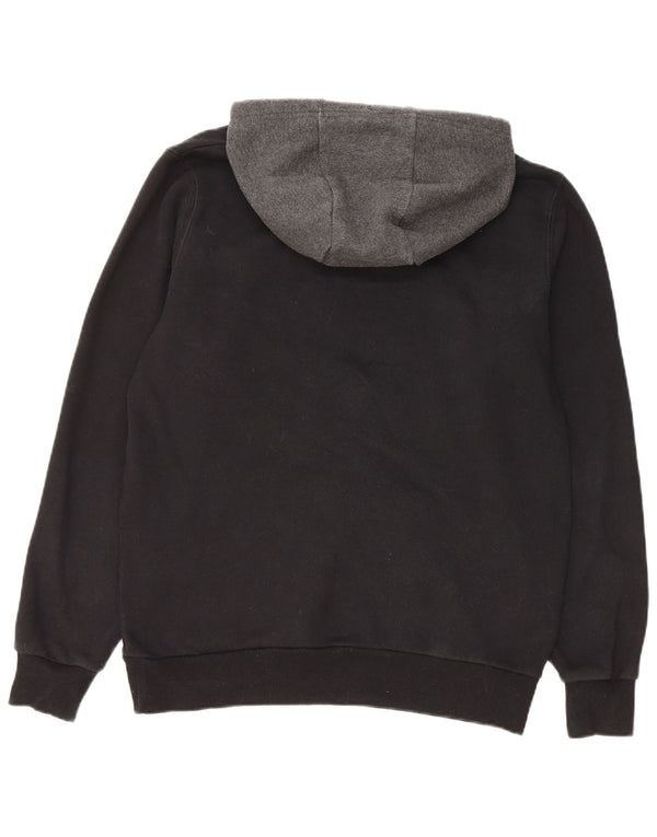 Pulover cu glugă cu grafică pentru bărbați Ellesse, bumbac color bloc negru mediu