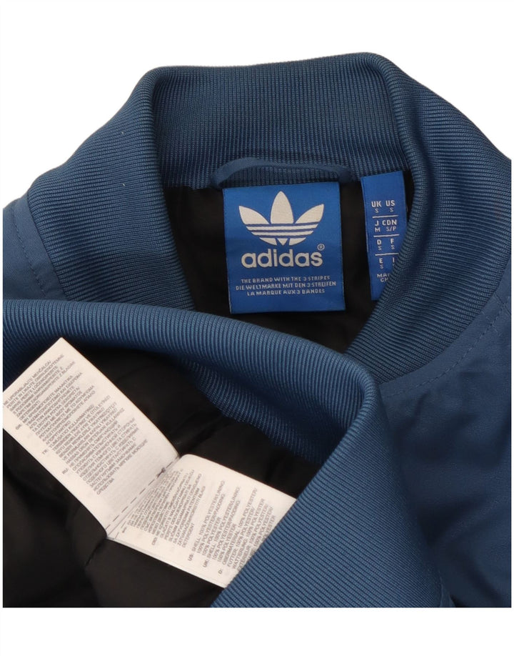 Jachetă Bomber pentru bărbați Adidas UK 36 Small Blue Poliester