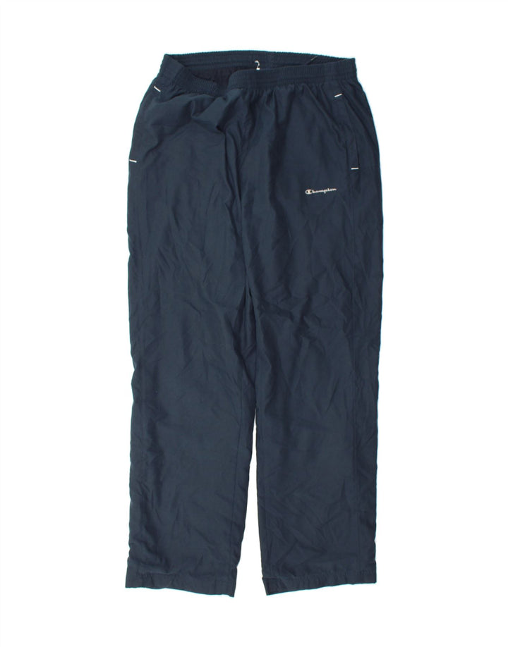 CHAMPION Mens Waterproof Trousers XL  Navy Blue Polyester Vintage Champion and Second-Hand Champion from Messina Hembry 
