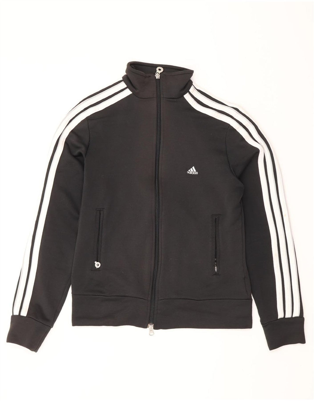 Jachetă de trening pentru femei ADIDAS UK 12 Medium Black Colorblock