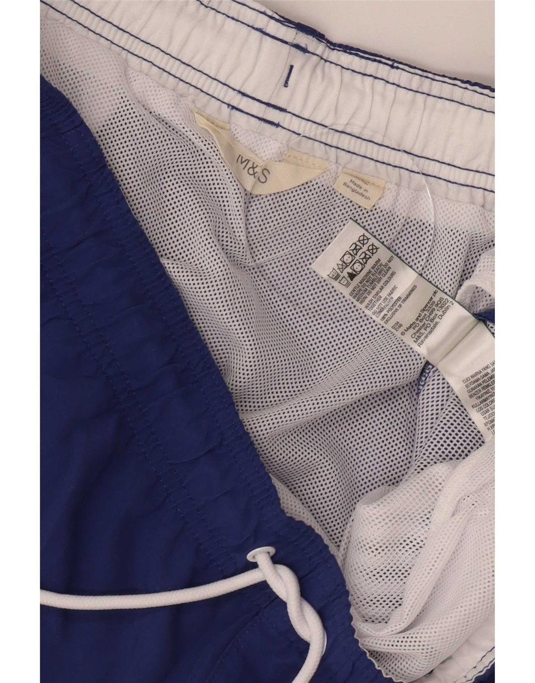 Pantaloni scurți de înot pentru bărbați Marks & Spencer, XL, poliester albastru