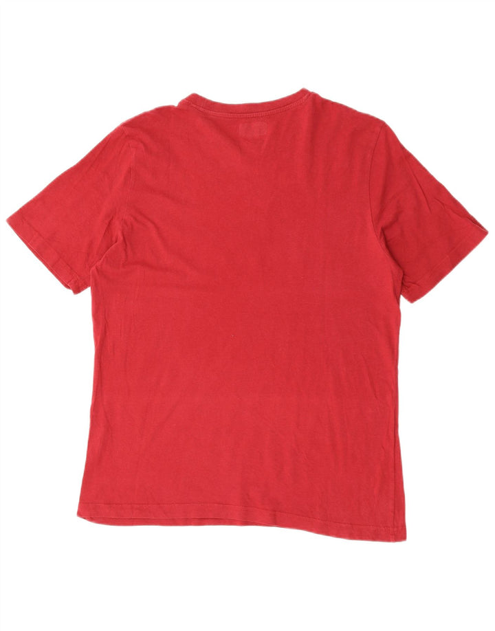 Tricou grafic pentru bărbați Kappa Top din bumbac roșu mediu