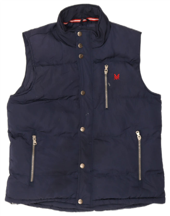 Crew Clothing Gilet căptușit pentru bărbați UK 38 Medium Bleumarin Poliester