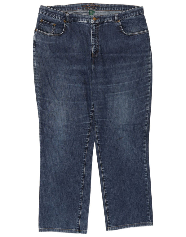 Blugi conici pentru femei Ralph Lauren US 18 2XL L40 L28 Bumbac albastru