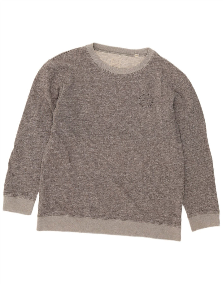 Pulover pentru femei Jack Wills UK 12, bumbac cu pete gri mediu