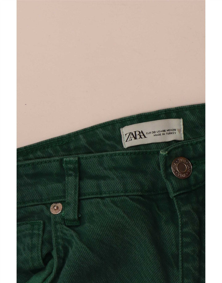 Blugi largi dama Zara EU 38 Mici W28 L31 Verde