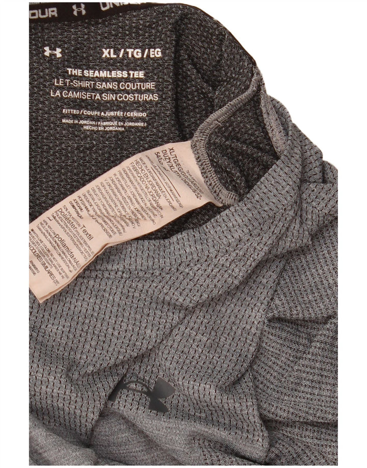 Tricou pentru bărbați Under Armour Top XL Gri Pinstripe Poliester
