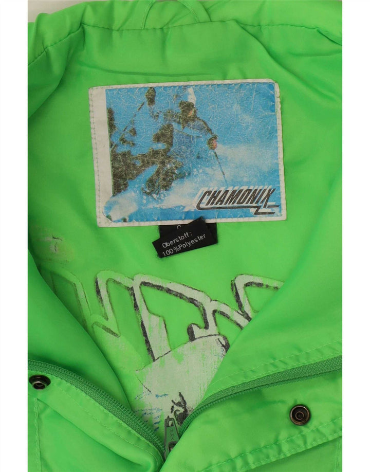 Jachetă de schi pentru bărbați Chamonix cu pulover grafic, verde mediu, poliester sport