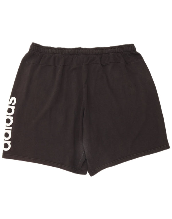 Adidas Mens Graphic Sport Shorts 3XL  Black Cotton