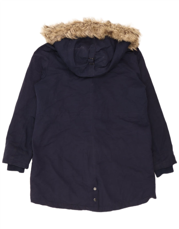 Jachetă parka supradimensionată pentru femei Marks & Spencer UK 14 mare bleumarin