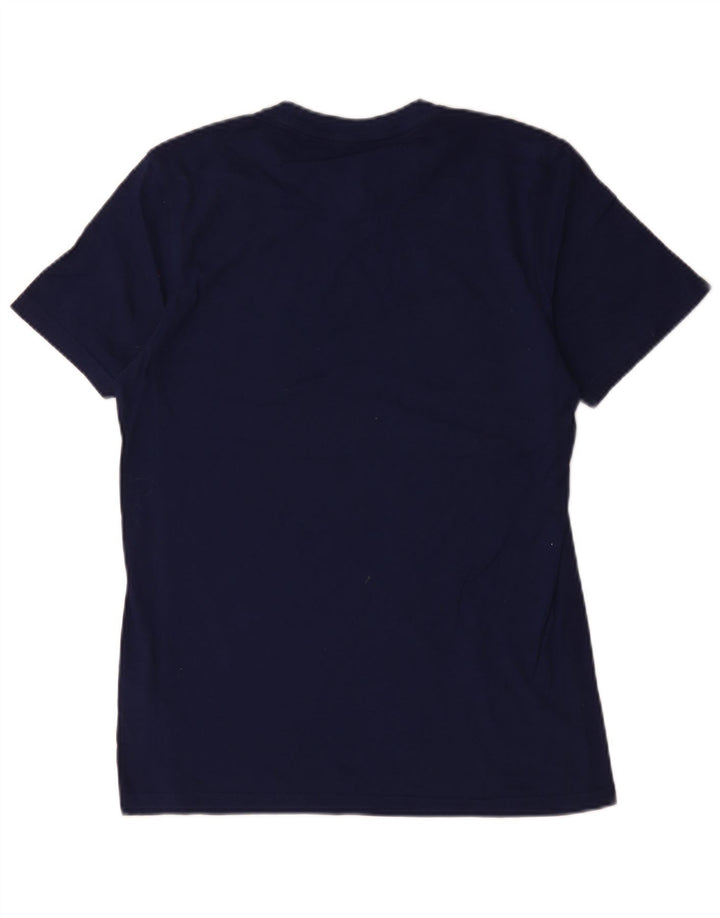 Tricou pentru bărbați Adidas Top mic din bumbac bleumarin