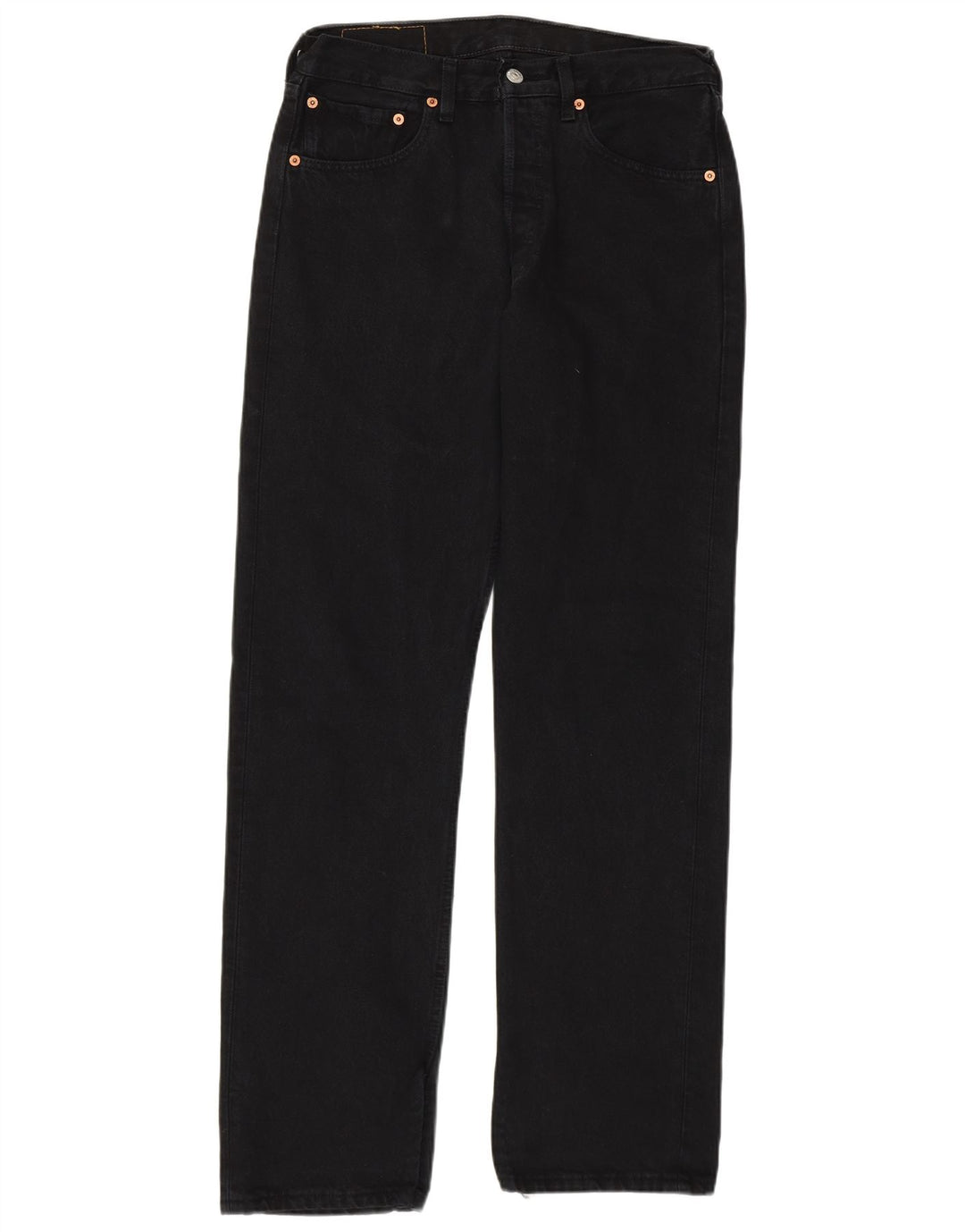 Blugi drepti pentru bărbați Levi's 501 W31 L32 bumbac negru