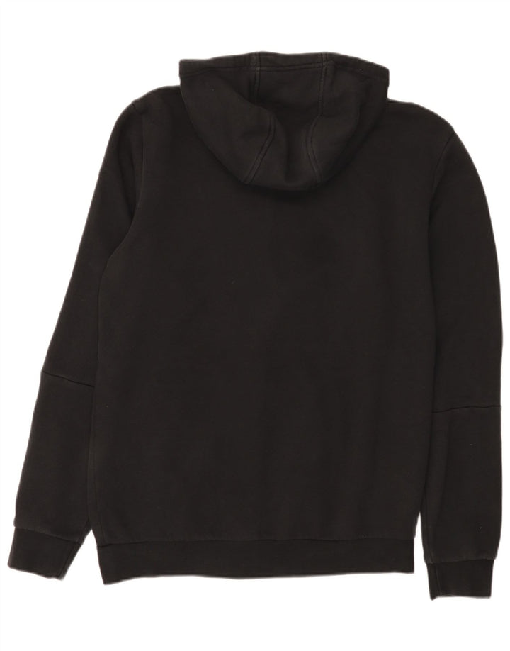 Pulover Adidas pentru bărbați, cu fermoar, bumbac mediu negru