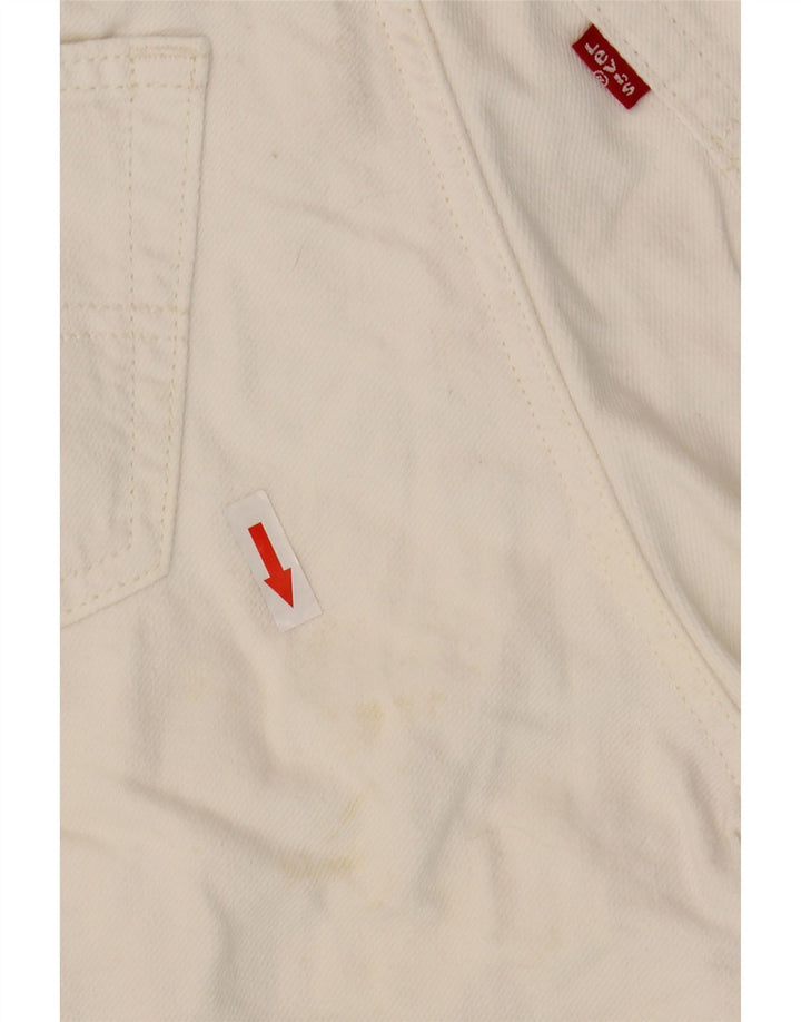 Pantaloni scurți din denim Levi's W27 Small White