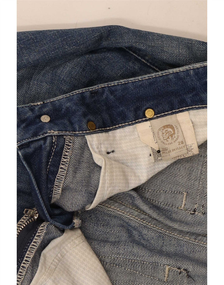 Jeans slim pentru femei Diesel Distressed W28 L32 Bumbac albastru