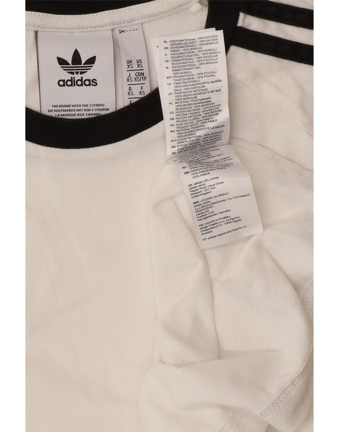 Tricou pentru bărbați ADIDAS Top XS Bumbac alb