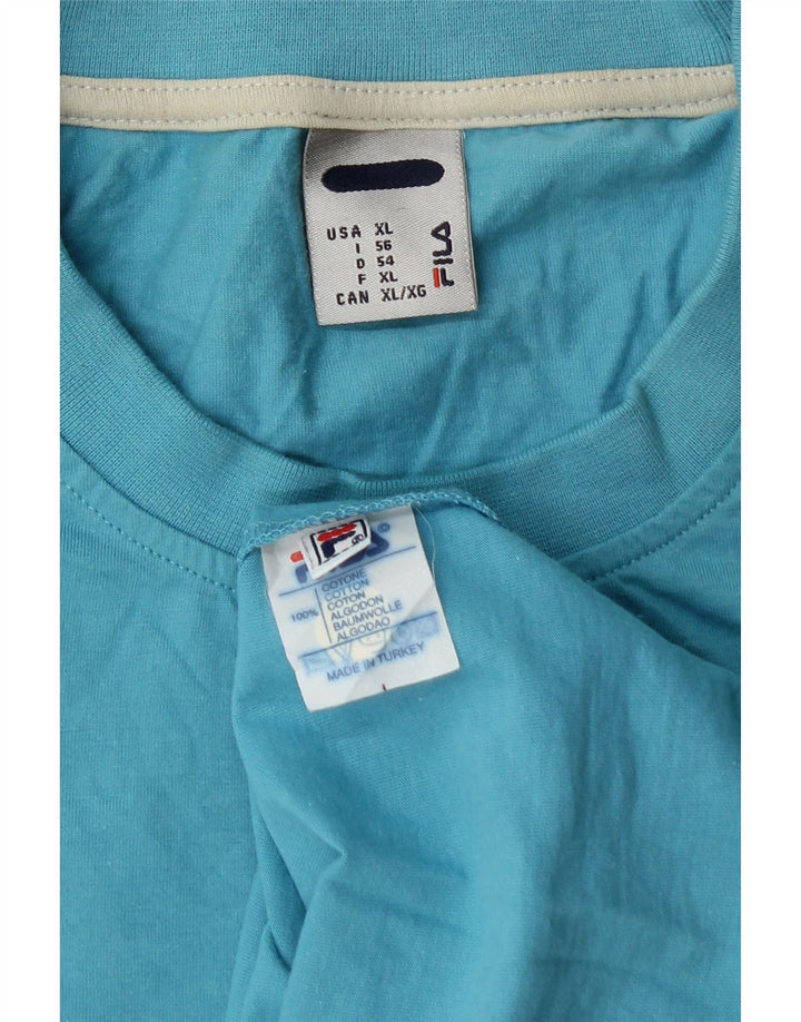 Tricou Bărbați FILA Top XL Bumbac Albastru