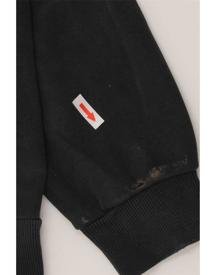 Pulover grafic pentru bărbați Puma, bumbac mediu negru