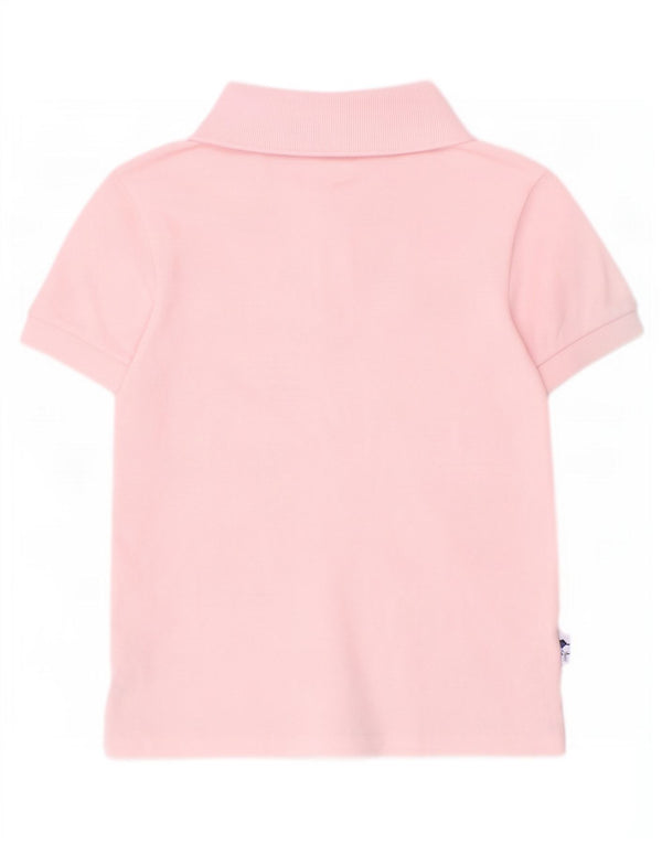 Tricou polo Lacoste pentru baieti 7-8 ani bumbac roz