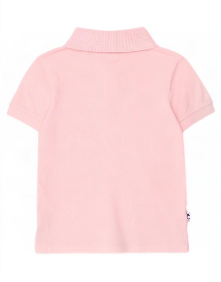 Tricou polo Lacoste pentru baieti 7-8 ani bumbac roz