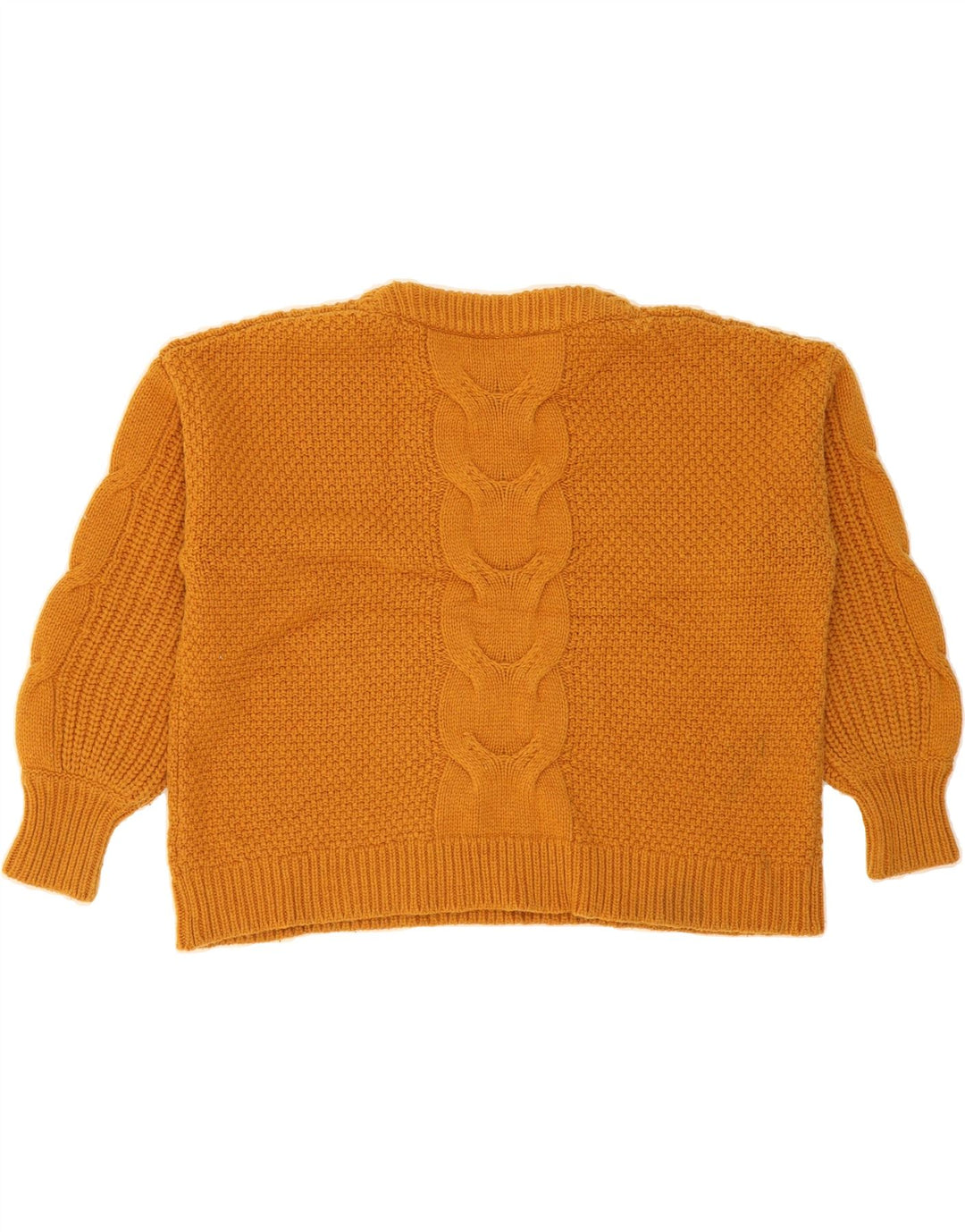 J. CREW Womens Oversized Crew Neck Jumper Sweater UK 10 Small Yellow Vintage J. Crew and Second-Hand J. Crew from Messina Hembry 