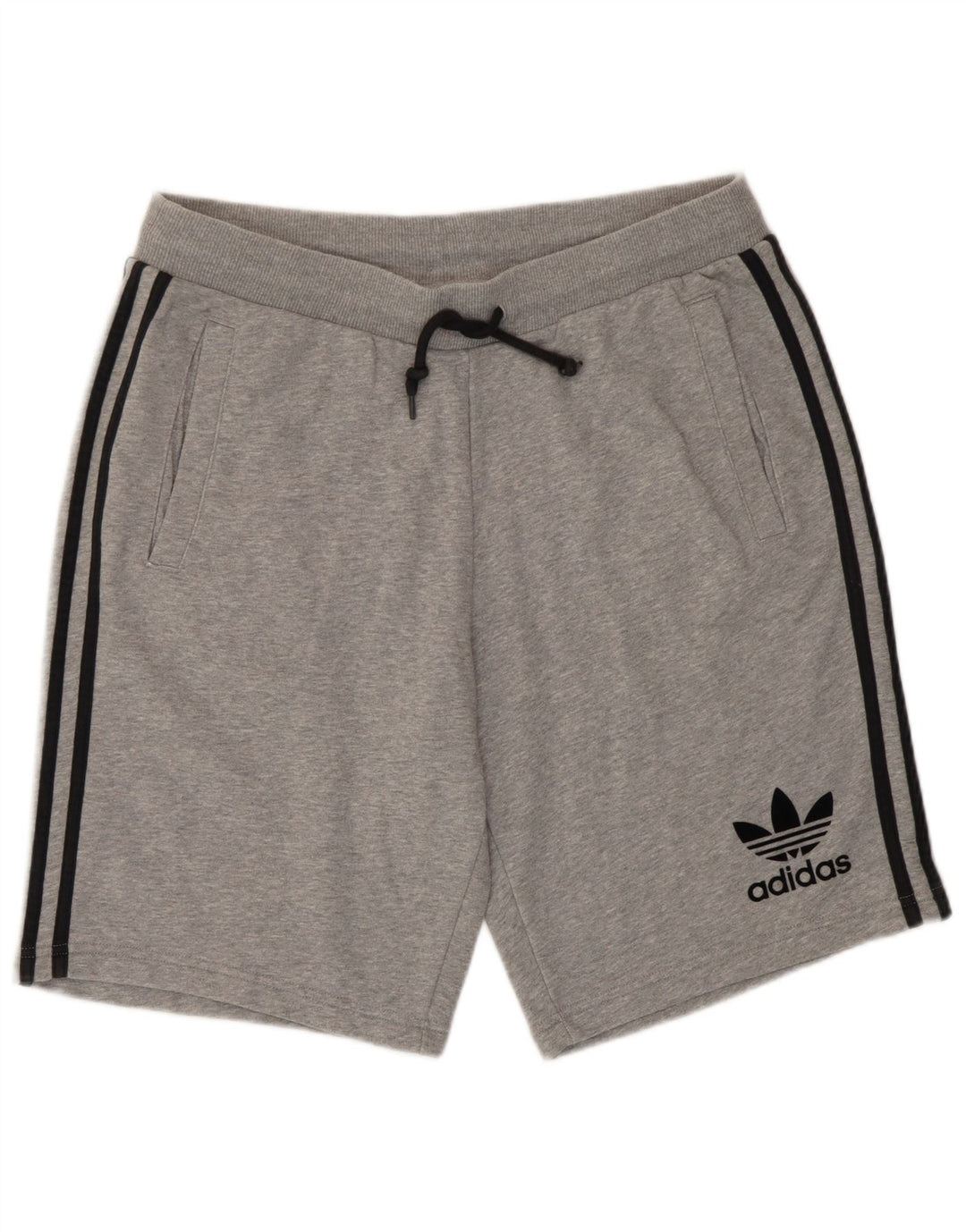 Pantaloni scurți sport Adidas pentru bărbați, mari, gri, pete
