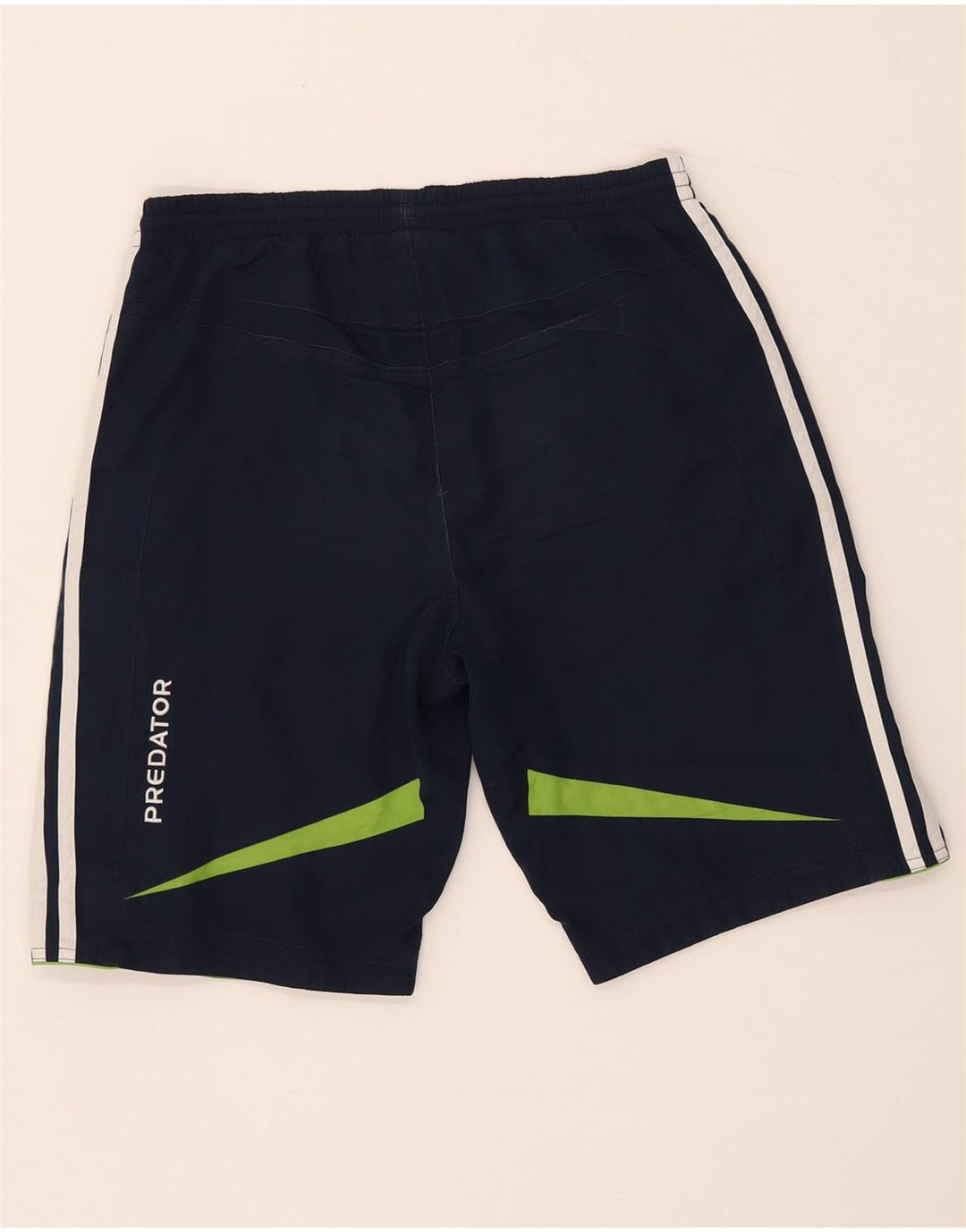 Pantaloni scurți sport Predator Adidas pentru bărbați, poliester color bloc mediu, albastru marin