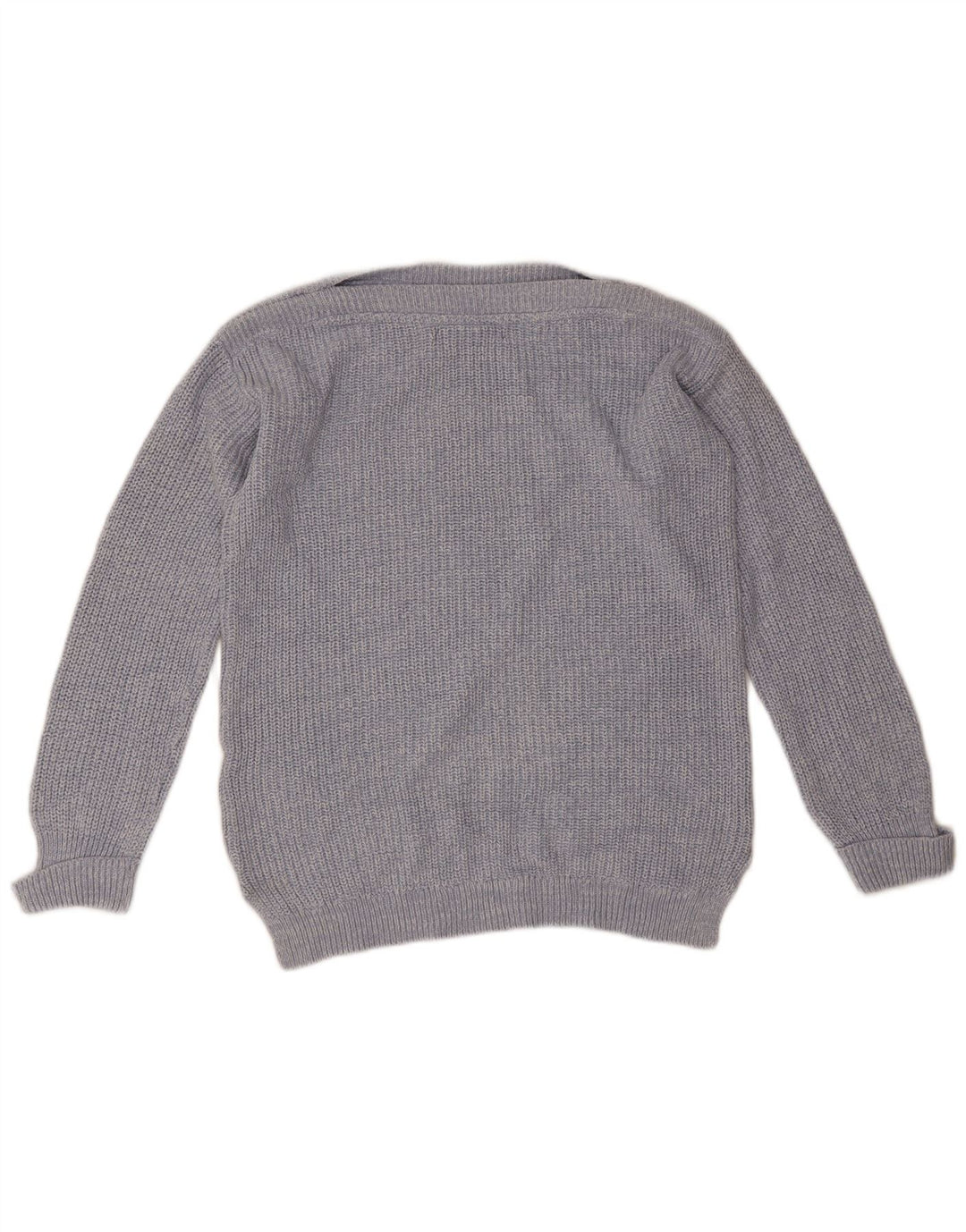 Marks & Spencer Pulover supradimensionat pentru femei cu gât de barcă UK 10 Small Blue