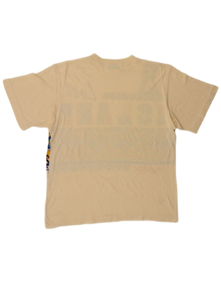 Tricou grafic pentru bărbați Byblos Top mare, bej, bumbac