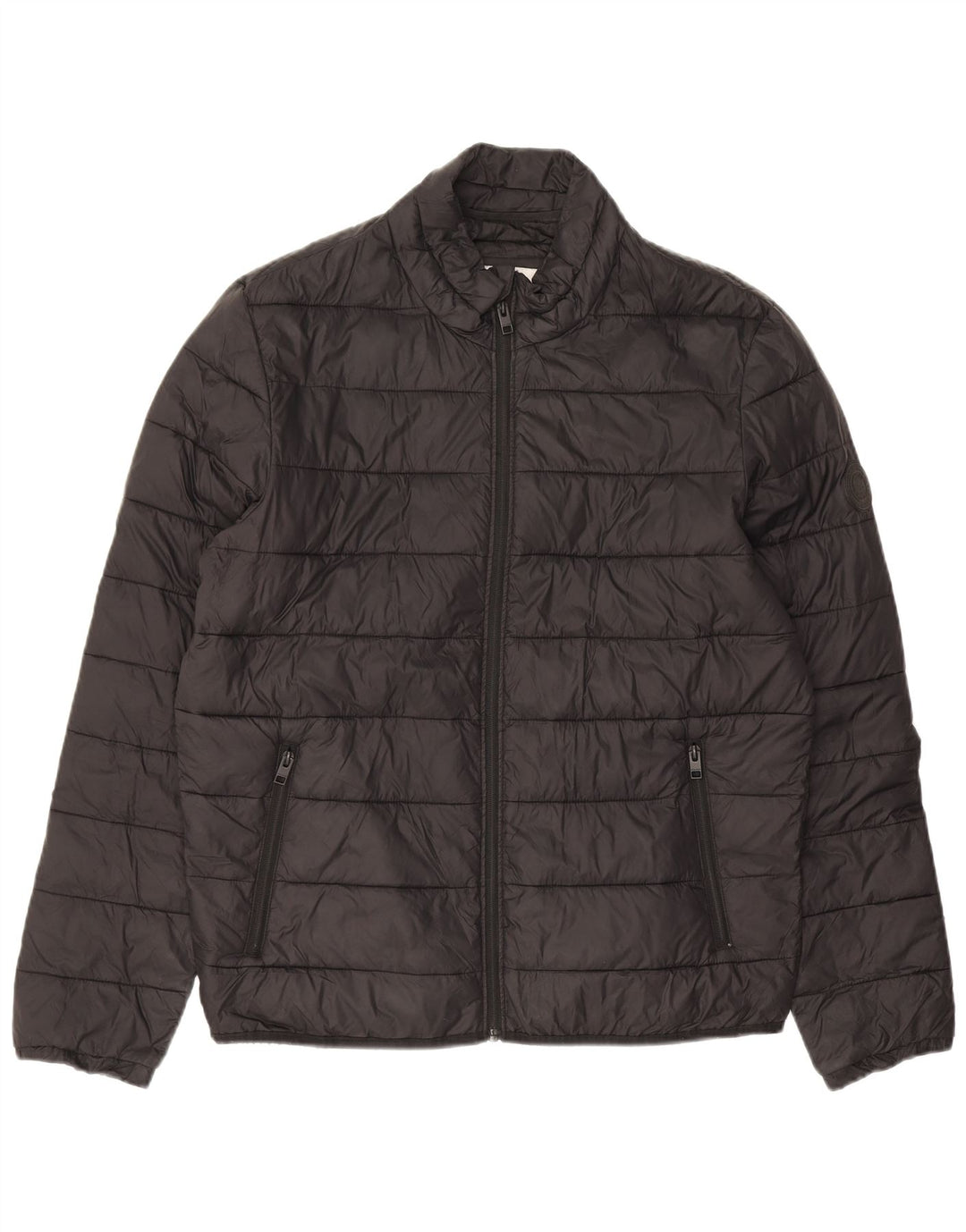 Jachetă căptușită pentru bărbați Jack & Jones UK 40 Large Black