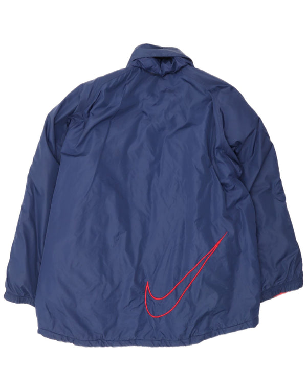 Jachetă de vânt pentru bărbați Nike UK 42 XL, albastru bleumarin, nailon