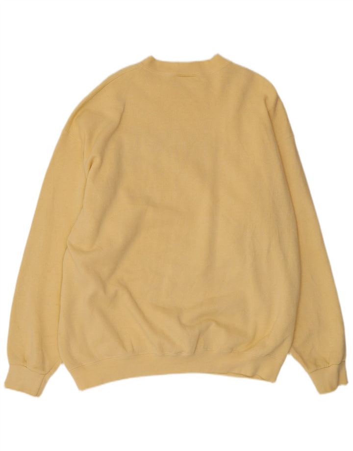 Hanorac grafic pentru bărbați LEE Jumper XL bumbac galben