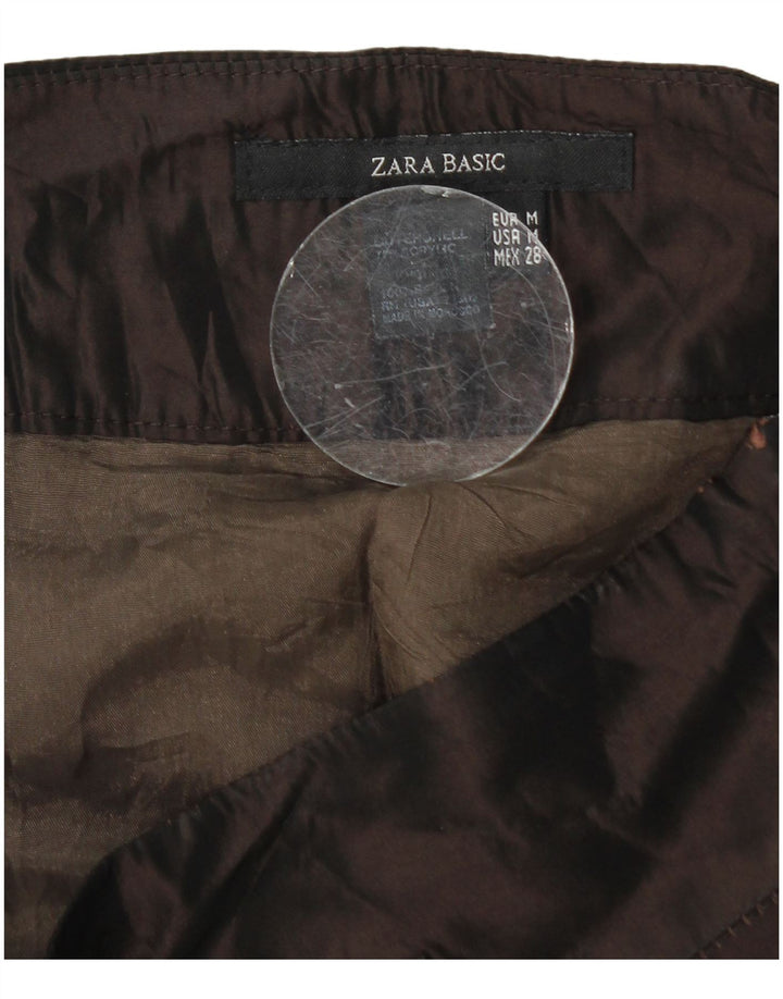 Fustă A-Line Femei Zara Medium W28 Maro Rayon