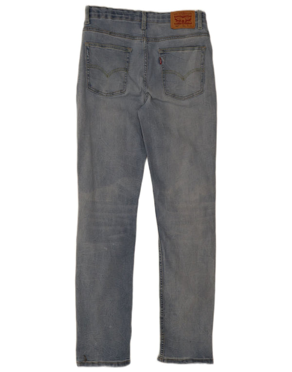 Blugi Levi's pentru fete 502 slim 15-16 ani W29 L31 albastru bumbac
