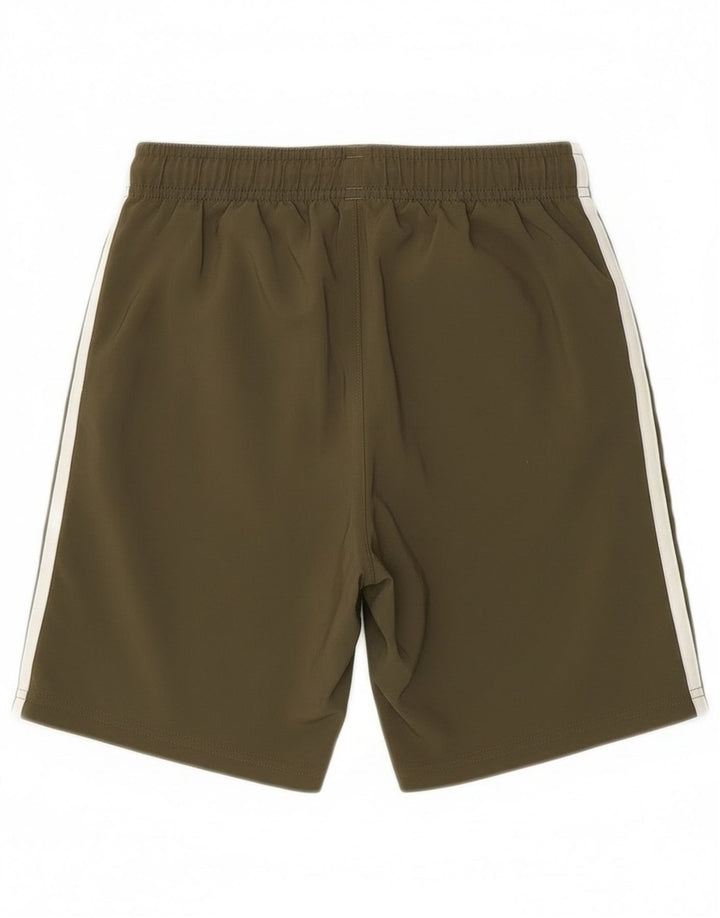 Pantaloni scurți sport adidas băieți 9-10 ani kaki poliester