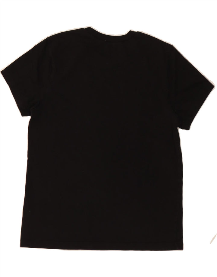 VANS Womens Graphic T-Shirt Top UK 12 Medium Black Cotton Vintage Vans and Second-Hand Vans from Messina Hembry 