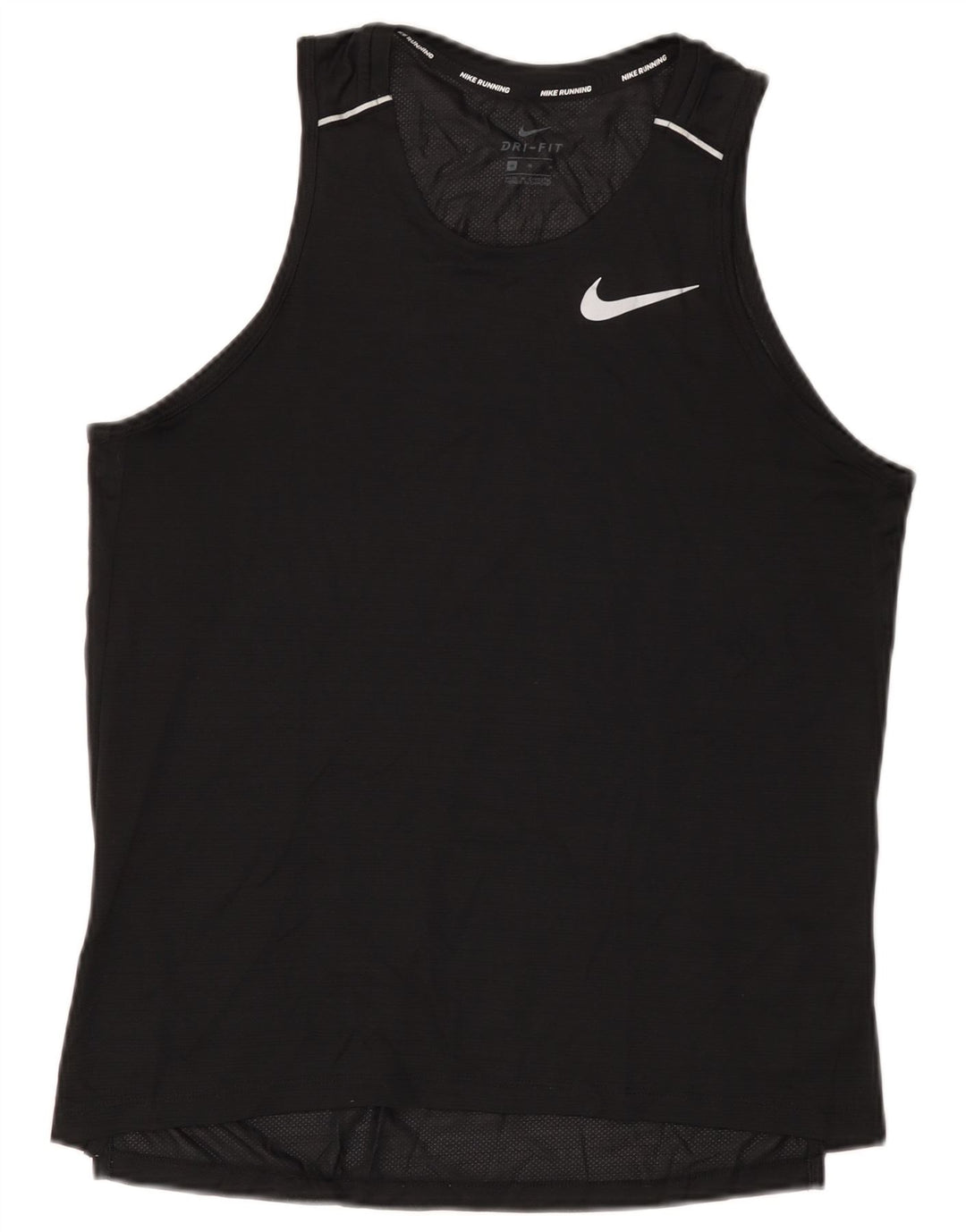 Vesta Nike Dri Fit pentru femei UK 14 Poliester mediu negru