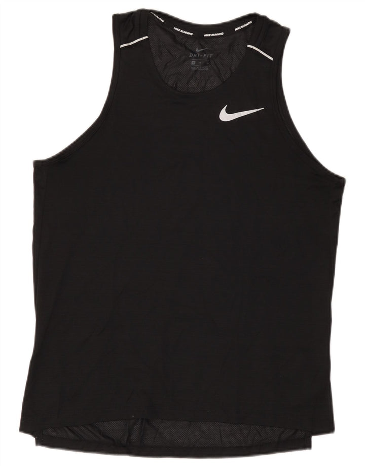 Vesta Nike Dri Fit pentru femei UK 14 Poliester mediu negru