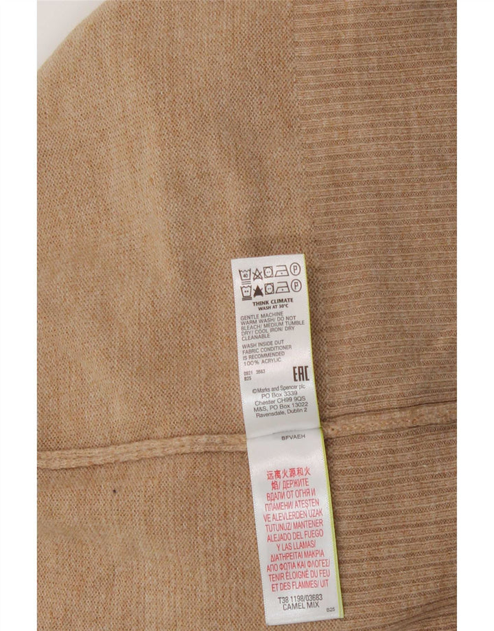 Pulover cu gât țestoasă pentru femei Marks & Spencer UK 14 Bej mediu
