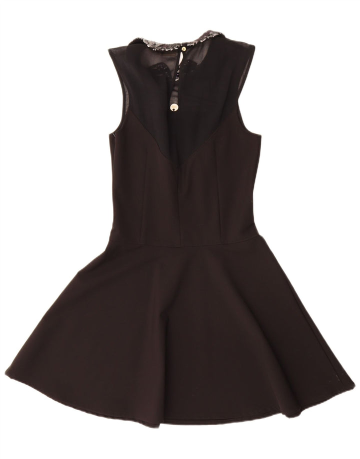 Rochie leagăn fără mâneci pentru femei MET UK 10 Poliester negru mic