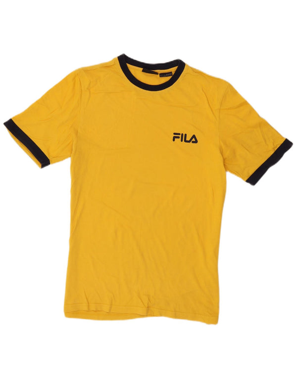 Tricou Bărbați Fila Top Mic Galben Colorblock Bumbac