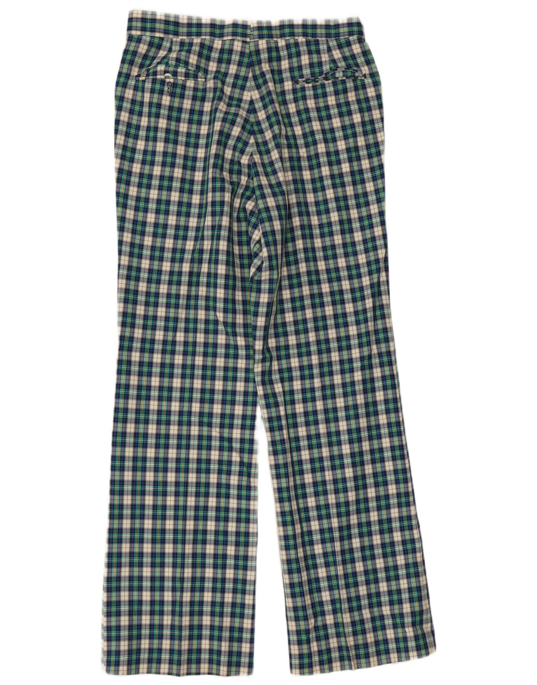 Pantaloni casual drepti pentru bărbați Izod L30 L32 verde check