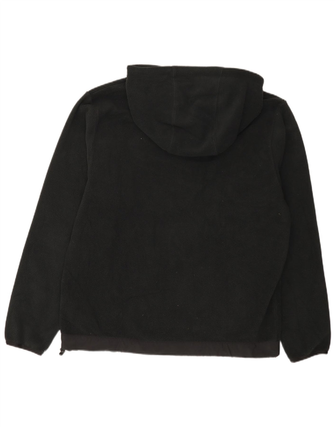 Pulover din lână cu glugă grafic Nike pentru bărbați, poliester mediu negru