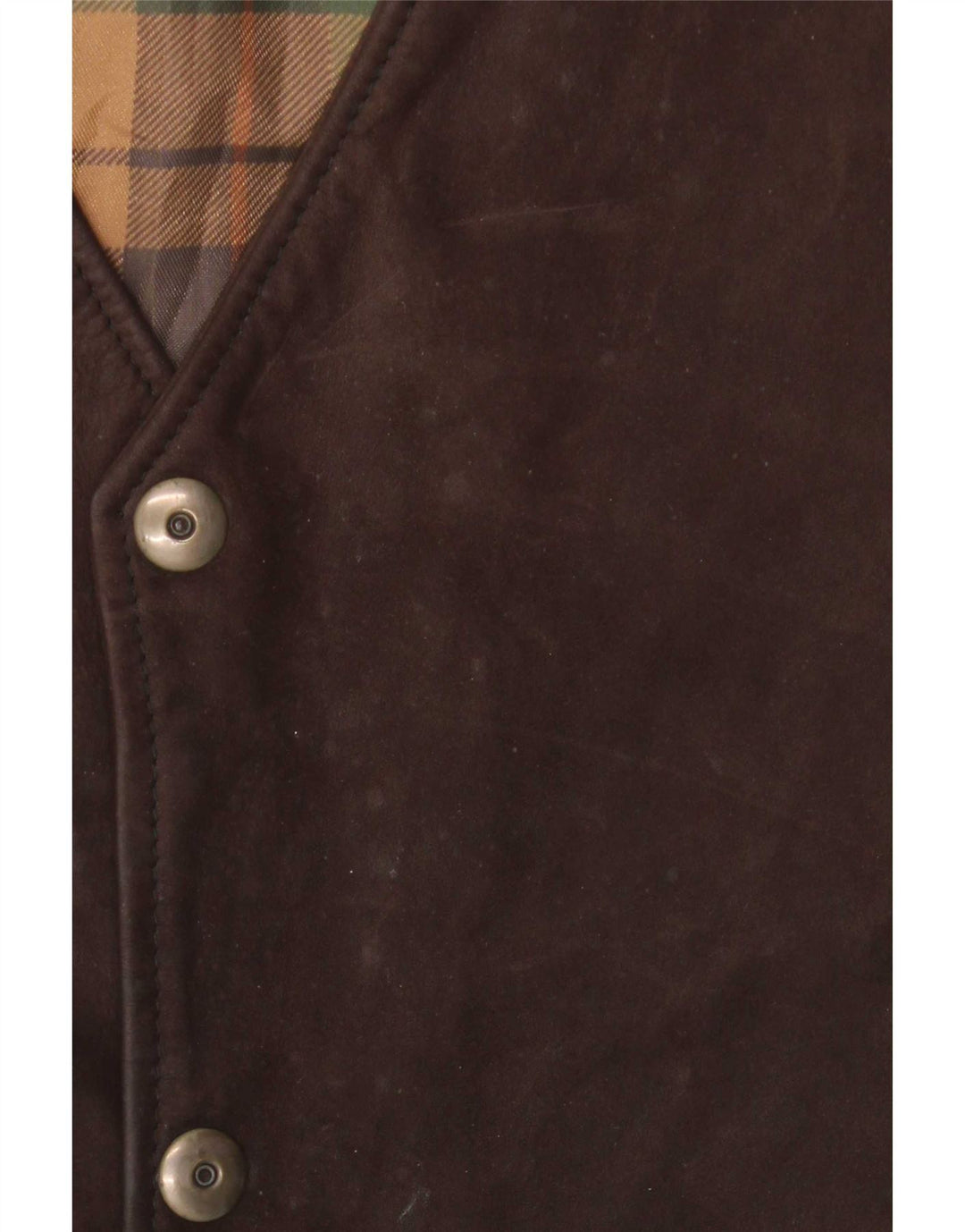 Vestă din piele vintage pentru bărbați IT 56 2XL maro