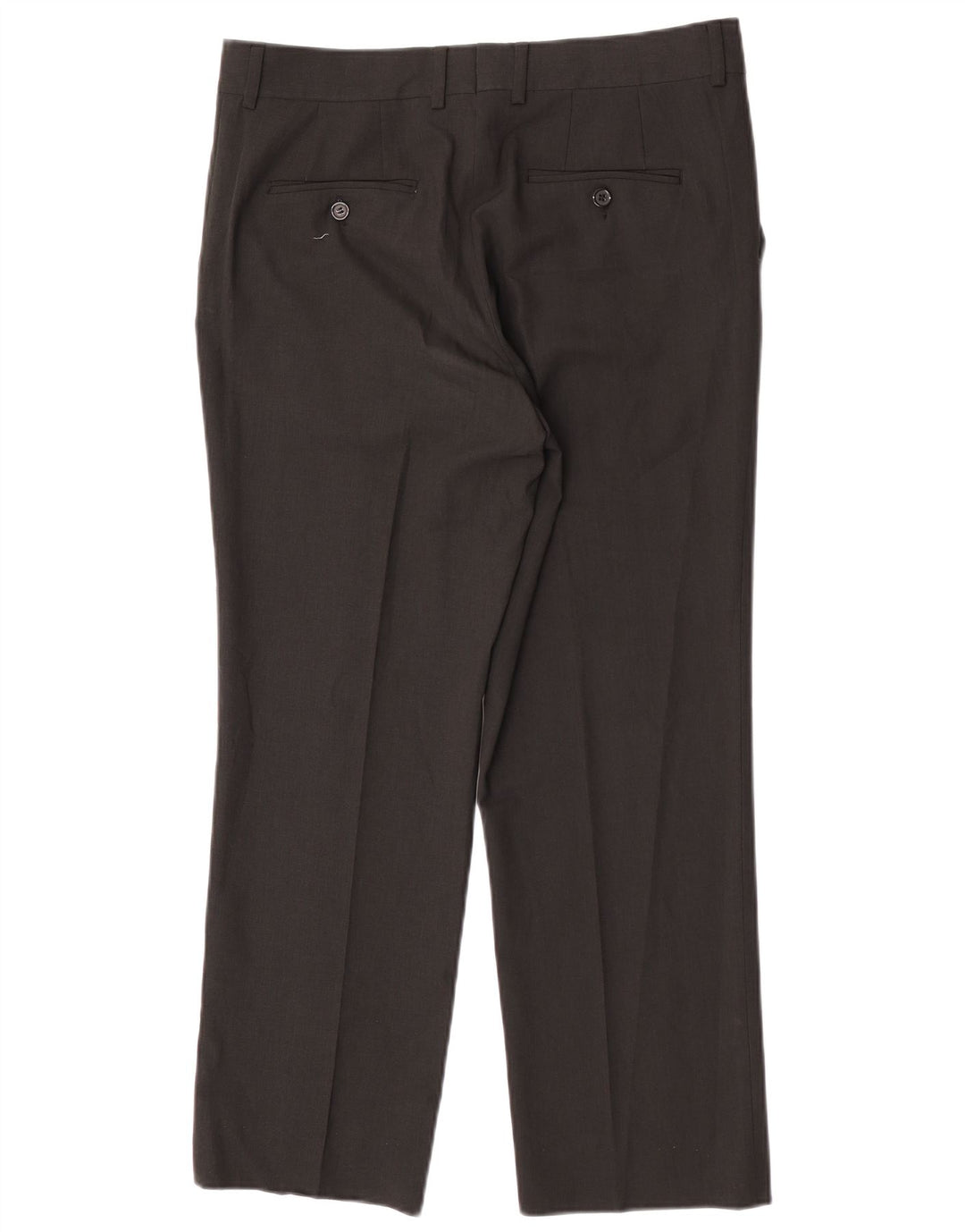 Pantaloni de costum drepți pentru bărbați Zara EU 44 Mari L34 L27 Poliester negru