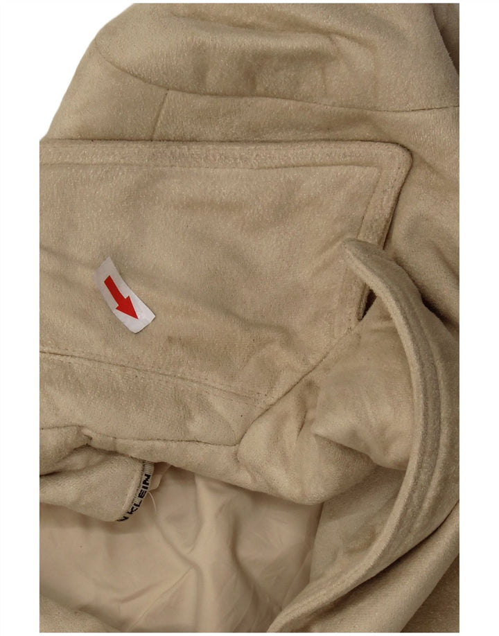Jachetă pentru femei CALVIN KLEIN cu 3 nasturi, UK 16, mare, bej, poliester