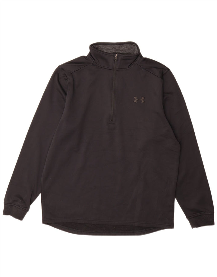 Hanorac pentru bărbați, Cold Gear, cu o formă lejeră, Jumper mediu negru