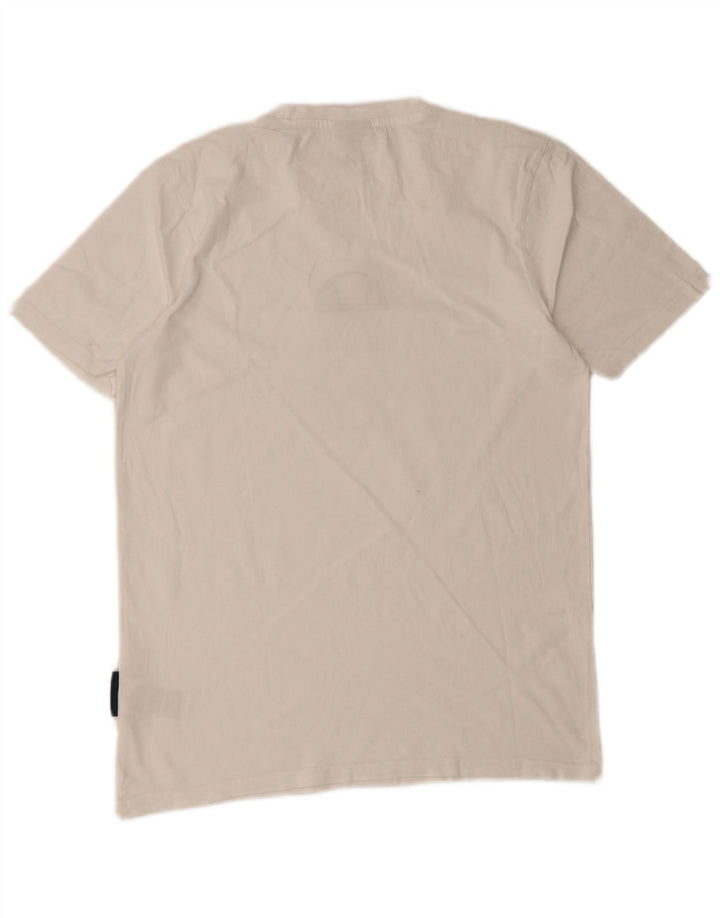 Tricou grafic pentru bărbați Ellesse Top, mediu alb, bumbac